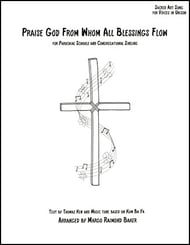 Praise God From Whom All Blessings Flow Unison choral sheet music cover Thumbnail